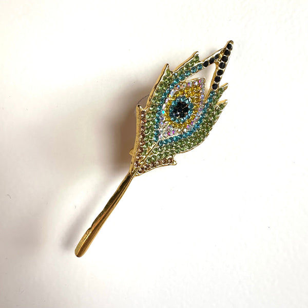 Feather Diamanté Brooch.jpg