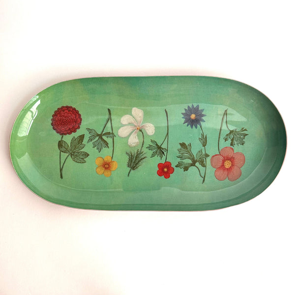 Floral Enamel Trinket Tray .jpg