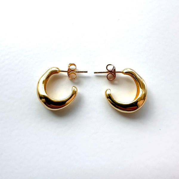 Formation Gold Chunky Tapered Hoop Earrings.jpg