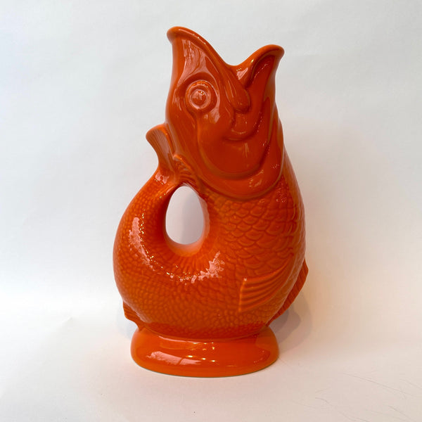 orange glug jug large