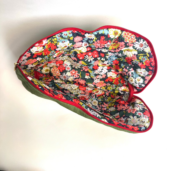 Olive linen make up bag with Liberty lining.jpg