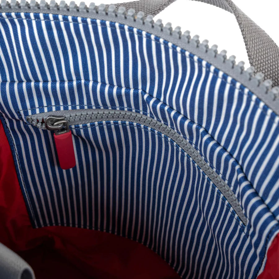 ROKA London Small Bantry B Blue stripe  Hickory Backpack.jpg