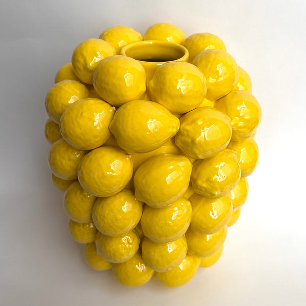 Statement large ceramic lemon vase.jpg