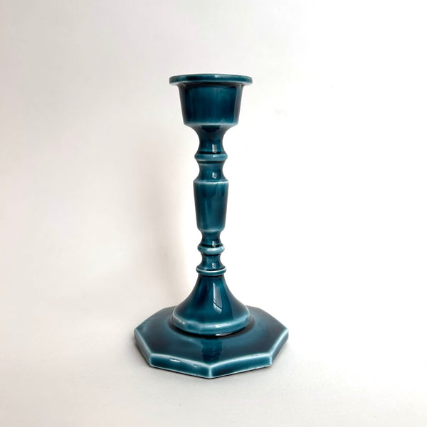 Teal Ceramic Candlestick Holder.jpg