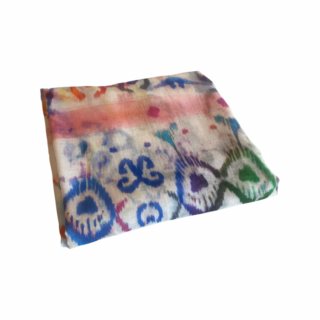 Ombre striped fine scarf multi coloured .jpg