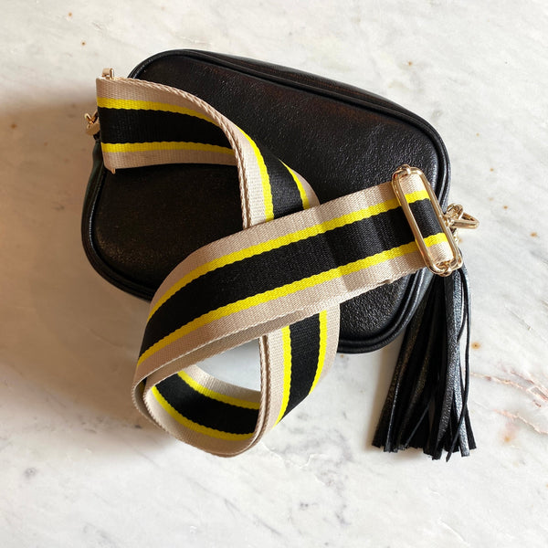 leather tassels cross body bag with striped strap .jpg
