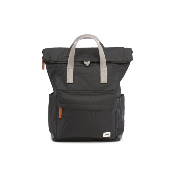 Roka Canfield B Medium Sustainable  Black Backpack.jpg