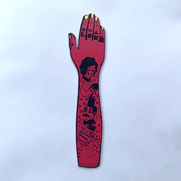 Pink Tattooed Arm Bookmark.jpg