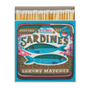 Archivist Matchbox with sardine design and matches inside