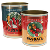 Set of 2 Storage Tins Large Passata