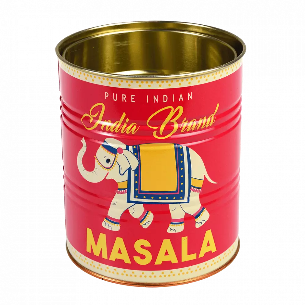 2 storage tins masala sml