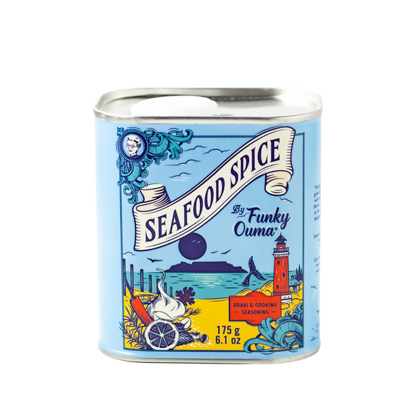 funky Ouma seafood spice in can