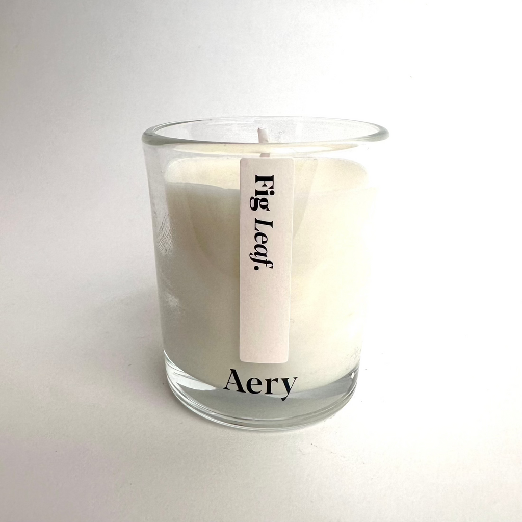 Aery Small Botanical Fig Leaf Candle.jpg