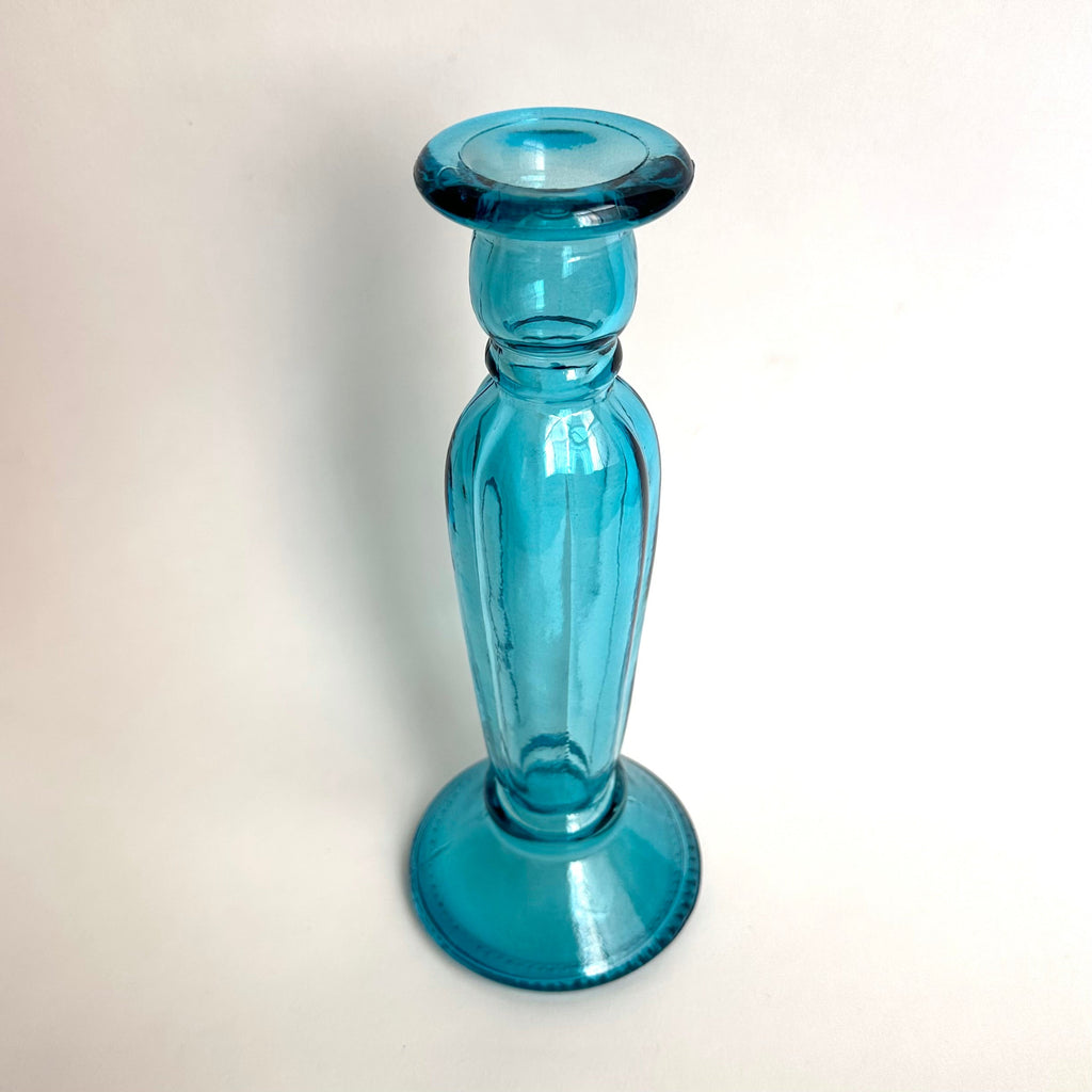 Blue Glass Candlestick Holder.jpg