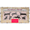 Arthouse Chocolate bar packaging with illustrations of dogs and Arthouse Unlimited branding.