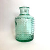 Clear Recycled Glass Vase With Bobblesj.pg