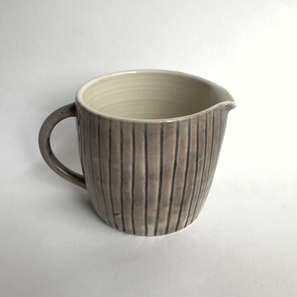 Grey Striped Ceramic Jug.jpg