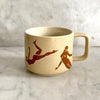 Bloomingville brown bodies ceramic cup