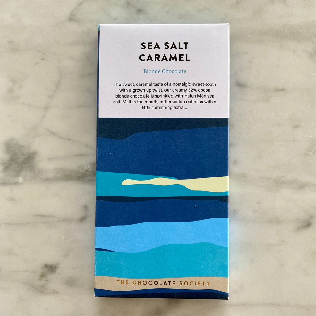 The Chocolate Society Sea Salt Caramel Chocolate 80g bar