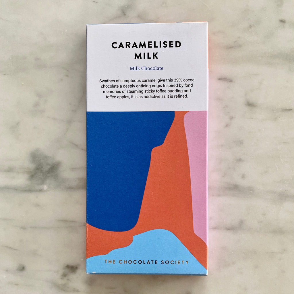 The Chocolate Society Caramelised Milk Chocolate 80g bar