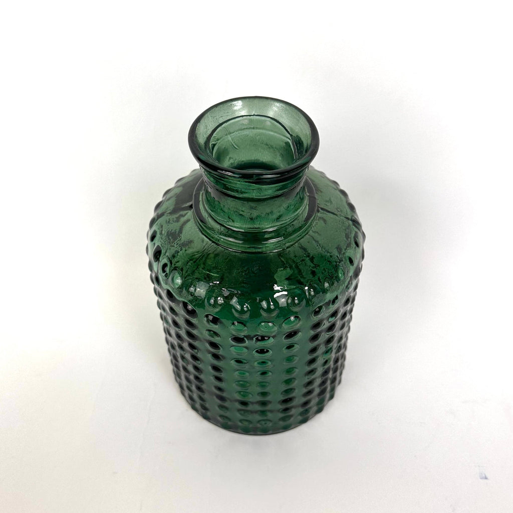 Bottle Green Recycled Glass Vase.jpg