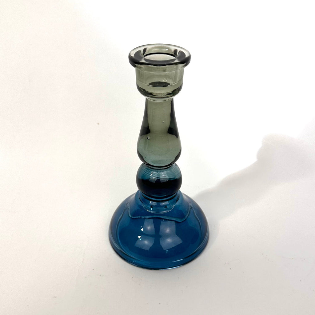 Blue & Green Glass Candlestick Holder.jpg