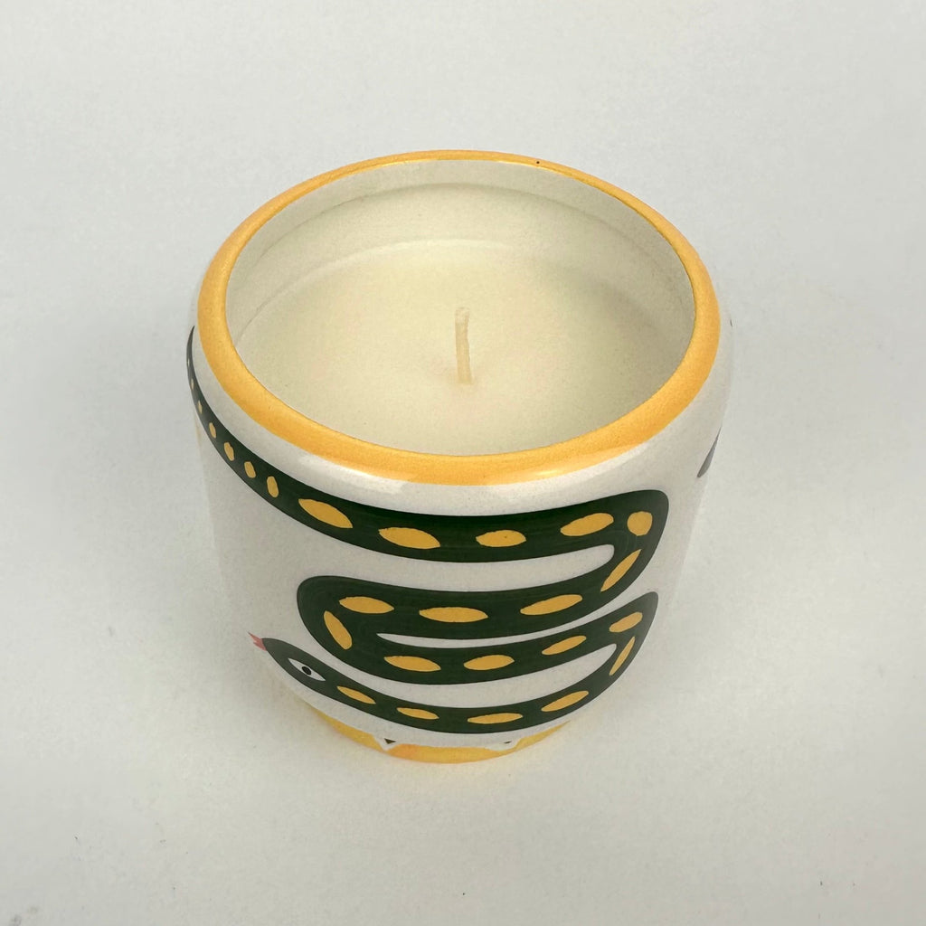 Wild Lemon Grass Soy Wax Candle paddy wax