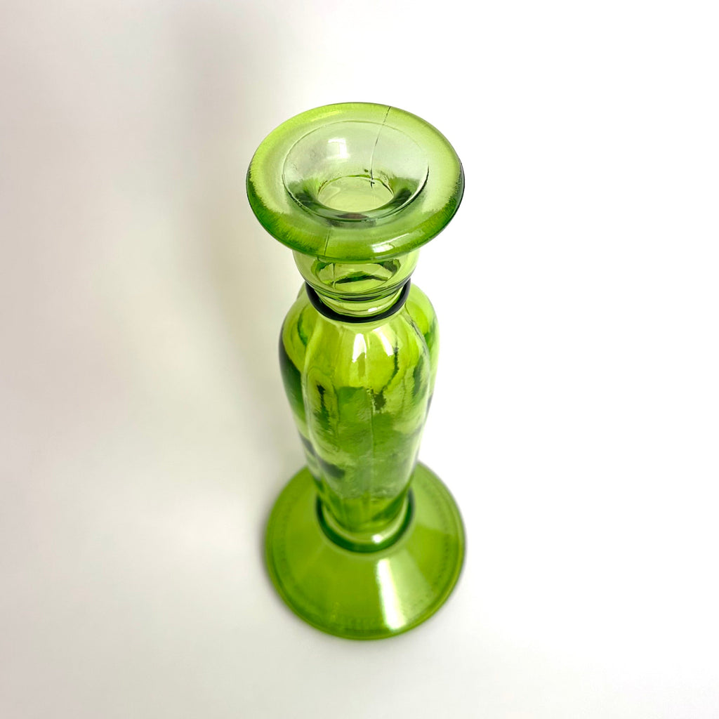 green glass candlestick holder.jpg