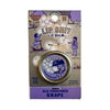 Incognito Lip balm packaging with purple and gold design on a light gray background