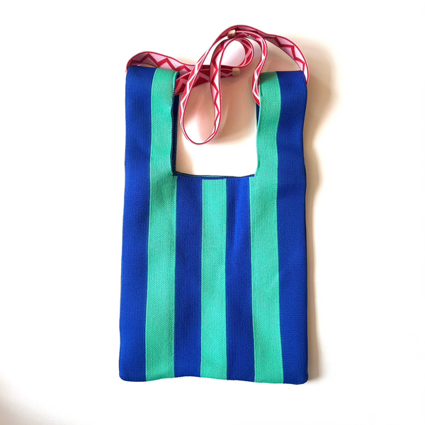 Jade Striped Knitted Shoulder Bag .jpg
