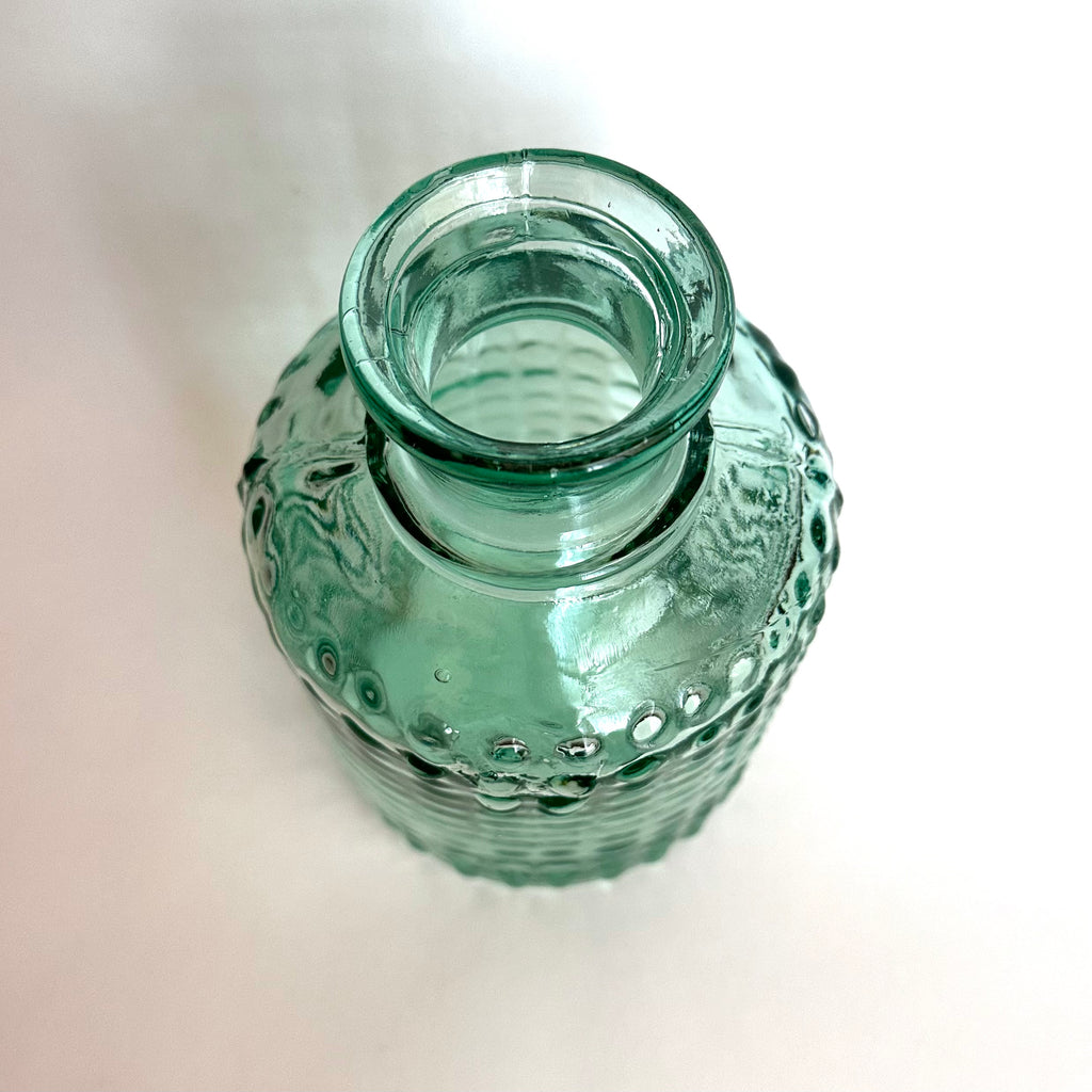  Natural Recycled Glass Vase With Bobbles.jpg