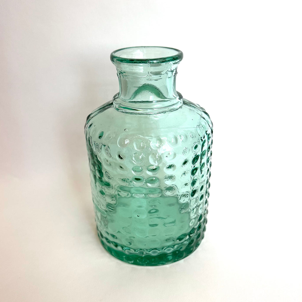 Recycled Glass Vase With Bobbles.jpg
