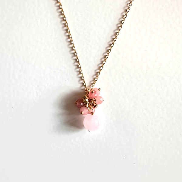 Rose Quartz Gold Plated Pendant Necklace.jpg