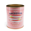 Set 2 storage tins mackerel pink and red