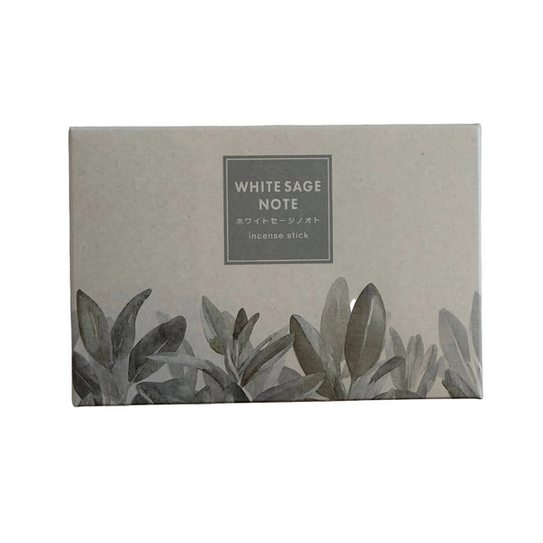 Japanese pure incense sticks white sage