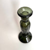 bottle green glass candlestick holderjpg