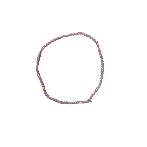 iridescent beaded stretch bracelet
