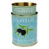 set of 2 storage tins small olives 