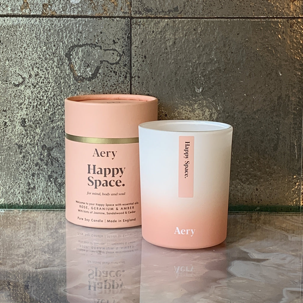 Aery happy space scented candle