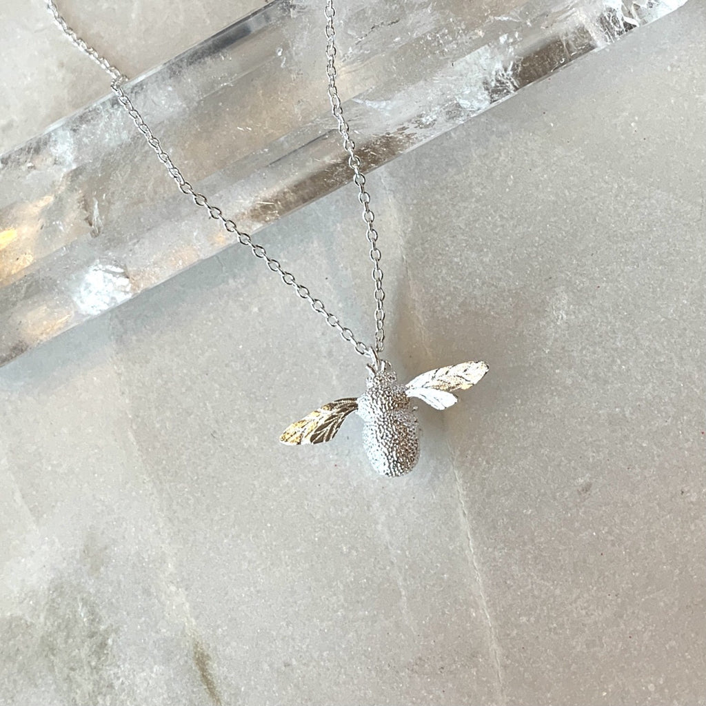 Silver Bee Necklace.jpeg