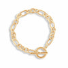 Big Metal Maude Curb Chain Tbar Gold plated bracelet.jpg
