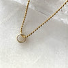 Silver Ring Gold Plated Chain Necklace .jpg