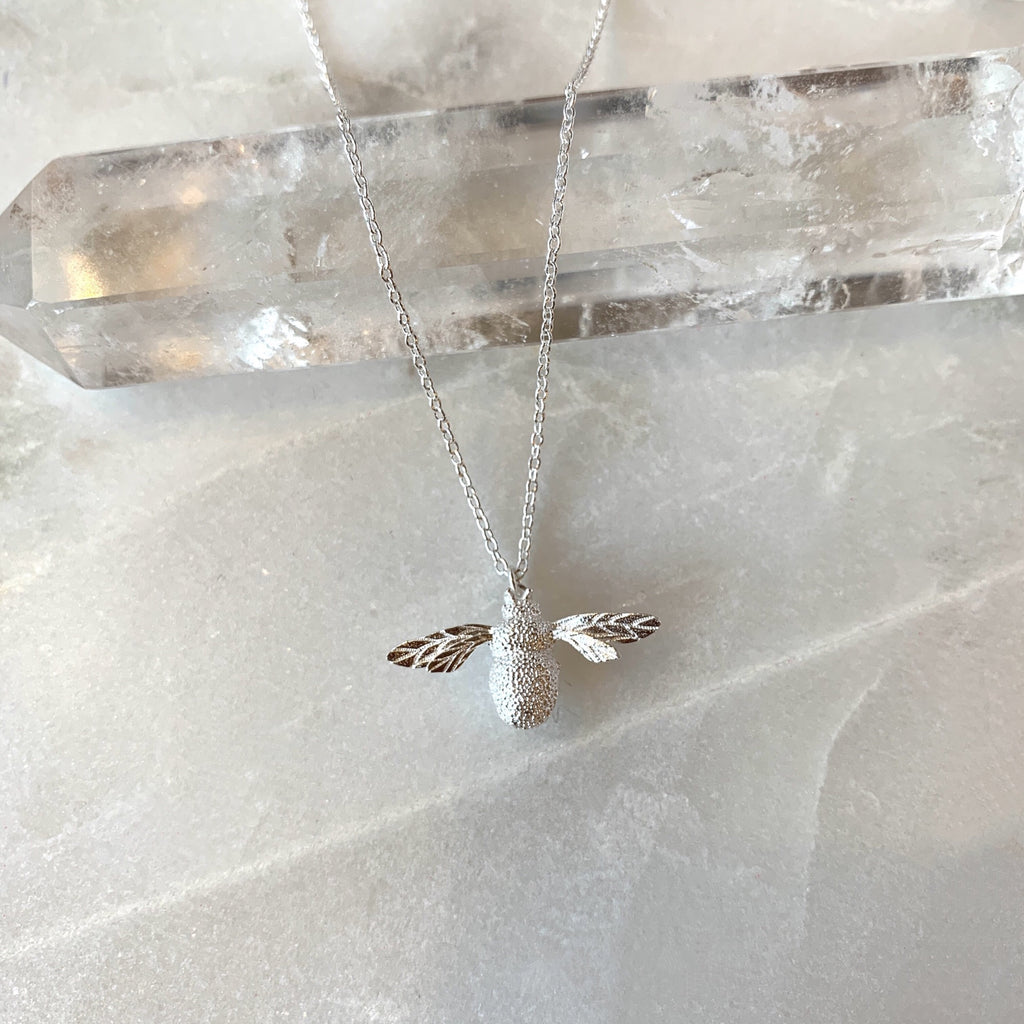 Silver Bee Necklace.jpeg