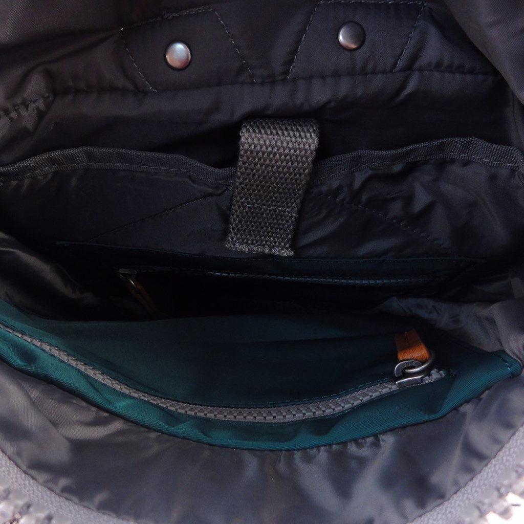 Roka London Small Teal Canfield B commuter canvas water resistant Rucksack bag.jpg