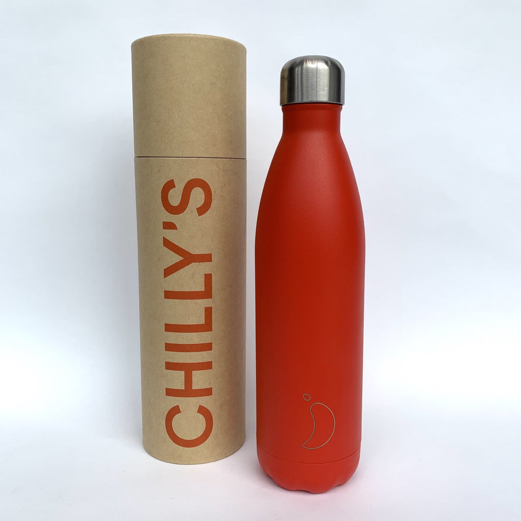 Chilly's Original Neon 500ml Bottle - Red - Cooking Kneads