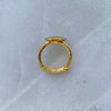 love and peace gold plated adjustable ring My Doris.jpg