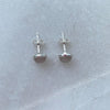 Rose Quartz Stud Silver Earrings .jpg