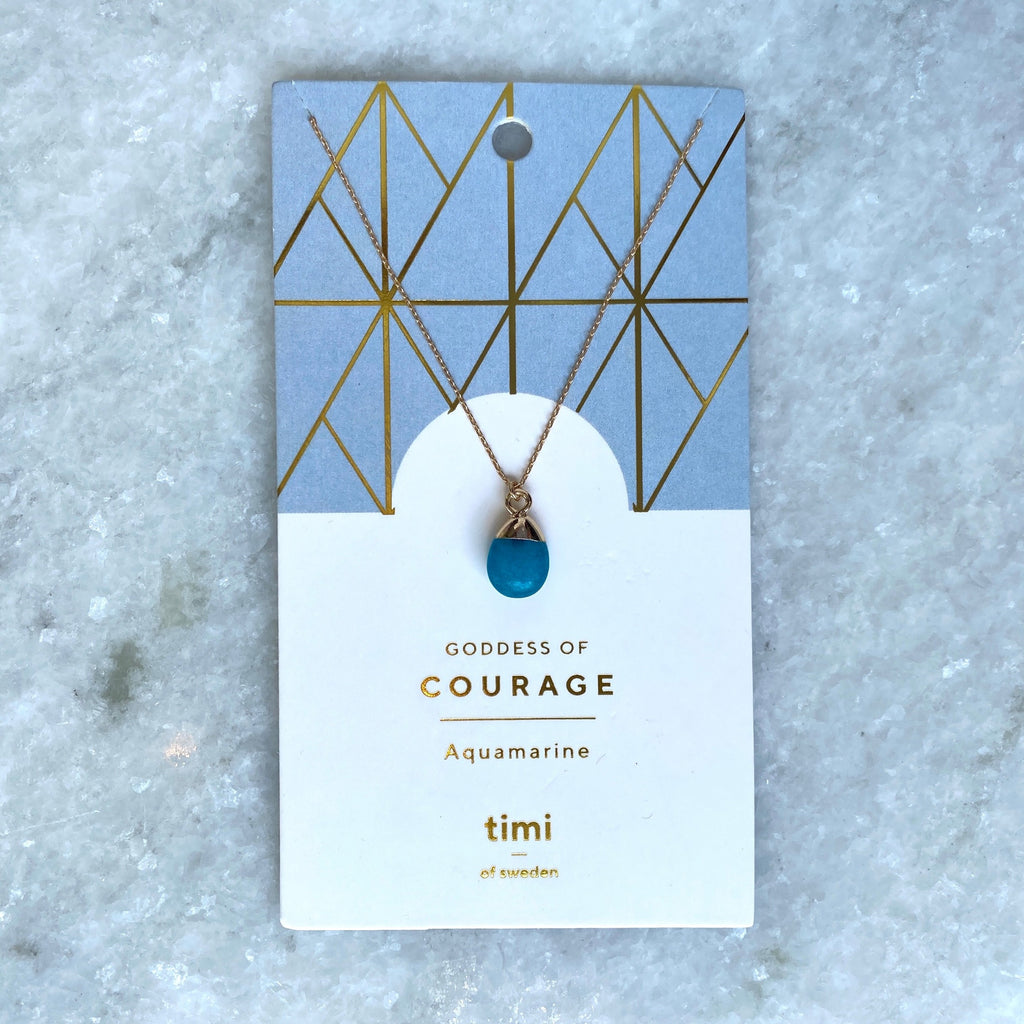 Gold Dipped Aquamarine COURAGE Necklace .jpg