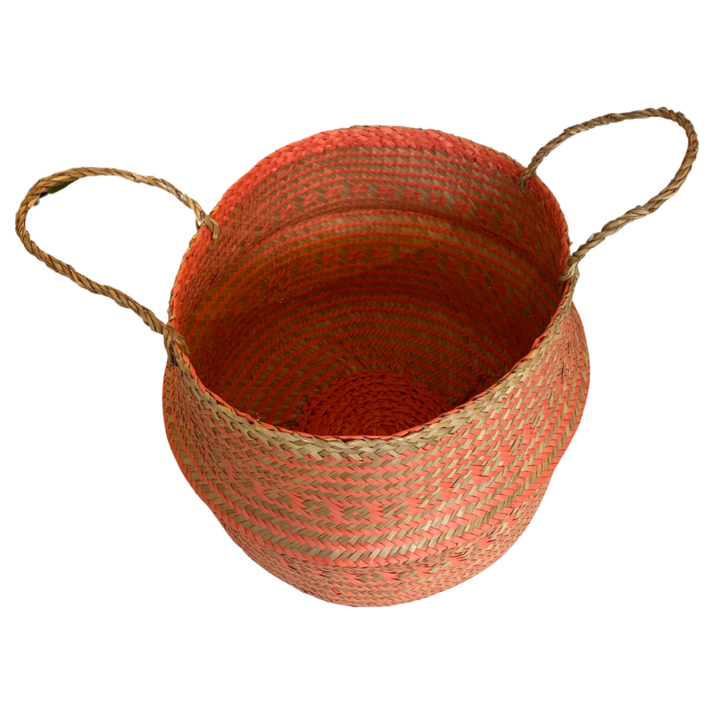 Coral Woven Basket .jpg