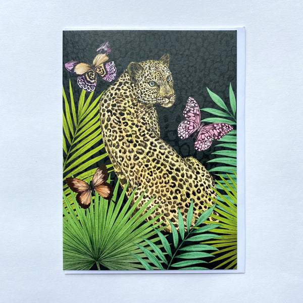 Matthew Williamson  'Forest Leopard' Greeting Card.jpg